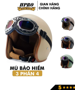 MŨ BẢO HIỂM 3/4 ĐẦU SUNDY HELMETS